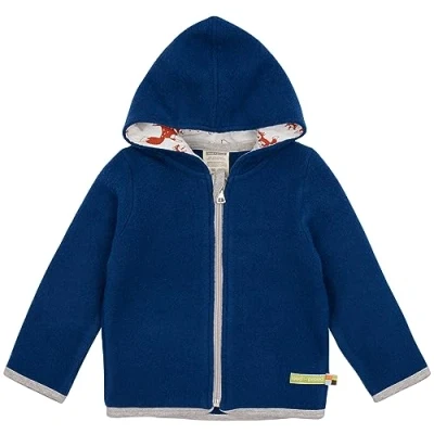 Abbildung von loud + proud Warme Winterjacke für Kinder, Größe: 74/80, Ultramarinblau