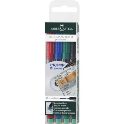 Abbildung von FABER CASTELL 152509 Marker MULTIMARK permanent, Stärke: M, 8er Etui