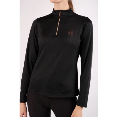 Abbildung von Montar Shirt Everly Rosegold Lange Ärmel Schwarz S
