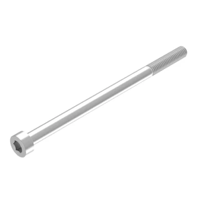 Abbildung von SECCARO Zylinderschraube M8 x 130 mm, Edelstahl V2A VA A2, DIN 912 / ISO 4762, Innensechskant, Teilgewinde, 20 Stück