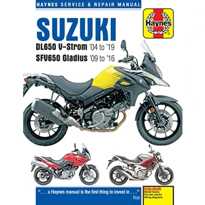 Abbildung von Suzuki DL650 V Strom &amp; SFV650 Gladius (04 19): 2004 to 2019 (Haynes Service Repair Manual)