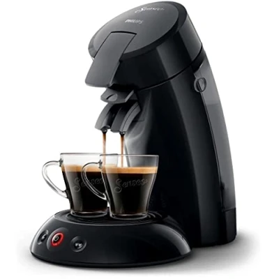 Abbildung von PHILIPS Senseo Original Kaffeepadmaschine mit Crema Plus, 1450 W, 0.7 Liter, Schwarz (HD6553/67)