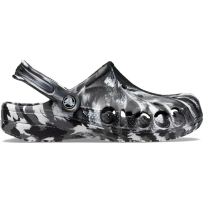 Abbildung von Crocs Unisex Baya Graphic Clog, Schwarz/Weiß, 41 EU