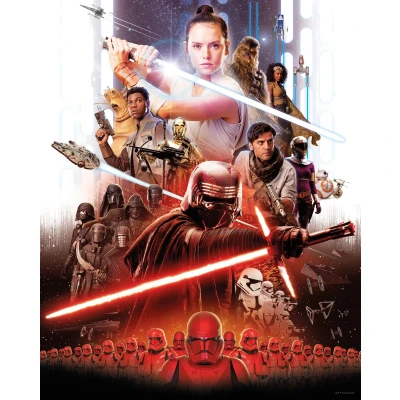 Abbildung von Komar Bild »Star Wars Movie Poster Rey«, Star Wars, (1 St.), Wandbild zur Dekoration im Kinderzimmer ohne Rahmen