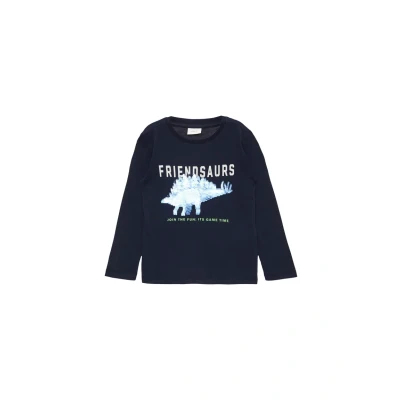 Abbildung von s.Oliver Langarmshirt für Kinder, Größe: 92/98, Navy