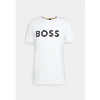 Abbildung von BOSS Tshirt print white, Herren, Größe: Large, White