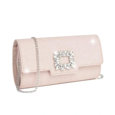 Abbildung von Miss Lulu Clutch Damen Glitzer Abendtasche Elegante Envelope Kettentasche Tasche Crossbody Bag für Hochzeit, Party, Cocktail, Abschlussball