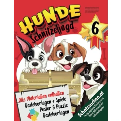 Abbildung von Schnitzeljagd Hund Kindergeburtstag für Hundeliebhaber Kinder ab 6 Jahren: Der mutige Anführer Rody &amp; die Hundebande Chose, Skype und Gubble nehmen ... auf eine mega Schatzsuche (Bravo Schatzsuche)