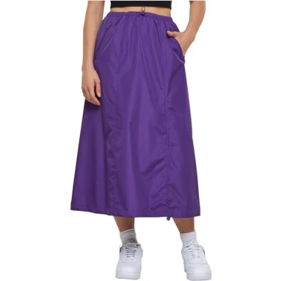 Abbildung von Urban Classics Ripstop Parachute Alinienrock, Damen, Größe: XS, Realviolet