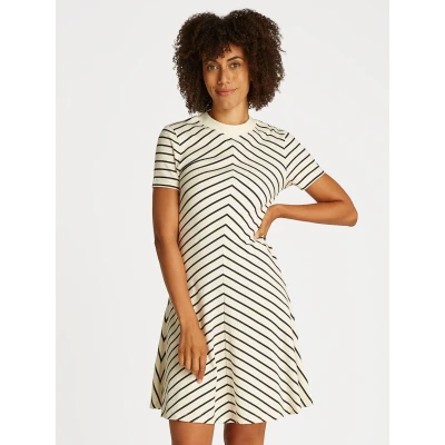 Abbildung von Tommy Hilfiger Modern Dress Jerseykleid Calico/dark night navy, Damen, Größe: Small, navy