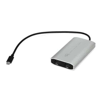 Abbildung von OWC USB C Dual HDMI 4K Display Adapter mit DisplayLink für Apple Silicon M1 &amp; M2 Macs oder andere PCs Thunderbolt