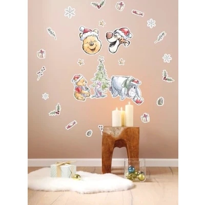 Abbildung von Komar Wandtattoo »Winnie the Pooh Christmas Größe 50 x 70 cm«, selbstklebend, Wandsticker, Kinderzimmer