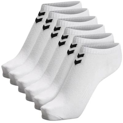 Abbildung von hummel hmlCHEVRON 6 PACK ANKLE SOCKS, WHITE/WHITE, 10