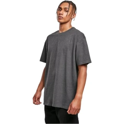Abbildung von Build Your Brand Men BY102 Heavy Oversize Tee Tee, Charcoal, M
