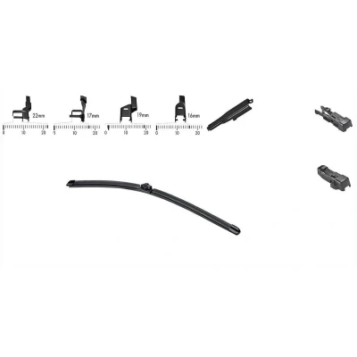 Abbildung von Scheibenwischer Swf Alternative Connect 262203 430mm Rahmenlos VOLKSWAGEN: Polo IV Hatchback, Saloon, FORD: Focus 2, 2 Kombi, KUGA 1