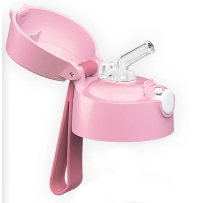 Abbildung von Jarlson® Ersatzdeckel für Charli und Mali Trinkflasche, verwendbar 350ml 500ml Flasche, Ersatzteile, Ersatz (Charli Deckel (Strohhalm), Rosa)