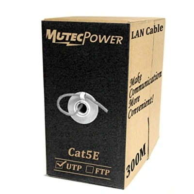 Abbildung von MutecPower CAT5E Indoor Ethernet RJ45 300M CCA Internet Router Web Netzwerk Patchkabel LAN Kabel 1000ft