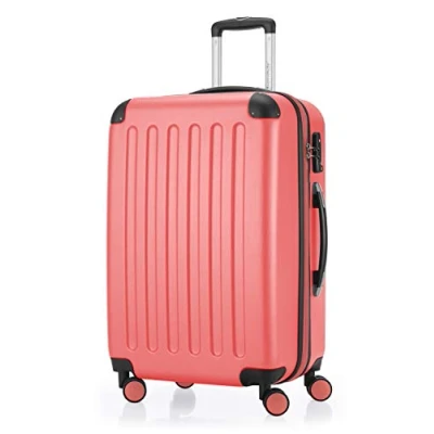 Abbildung von HAUPTSTADTKOFFER SPREE Hartschalen Koffer Trolley Rollkoffer Reisekoffer, 4 Doppel Rollen, 65 cm, 74 L, Korall