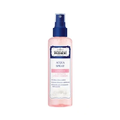 Abbildung von Acqua alle Rose, Beruhigendes Gesichtsspray, gut für empfindliche Haut, erfrischt und beruhigt die mit Chinensis Rosenextrakt, 200 ml