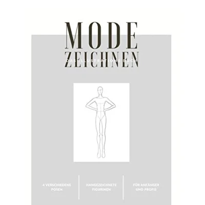 Abbildung von Mode Zeichnen Das Illustrations Buch : A4 Modedesign Heft Damen Silhouetten Figurinen Gestalten