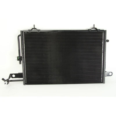 Abbildung von NISSENS 94213 Klimakondensator ohne Trockner Aluminium 590 R 134a AUDI: 100 C4 Saloon, A6 Avant, Avant