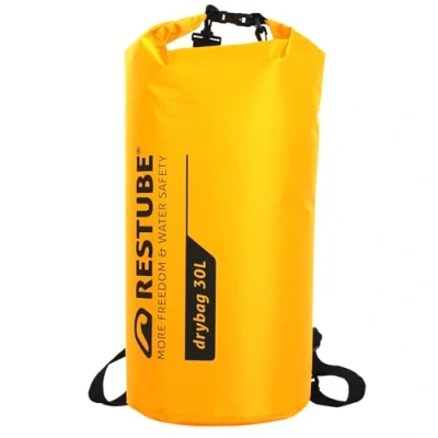 Abbildung von Restube Wasserdichter Drybag Premium Qualität für ultimativen Schutz Vielseitig und geräumig Ideal Reisen, Wandern, Wasseraktivitäten 100% wasserdicht langlebig [30L]