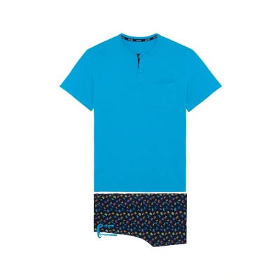Abbildung von HOM California Nachtwäsche Set, Herren, Größe: Small, Multico print