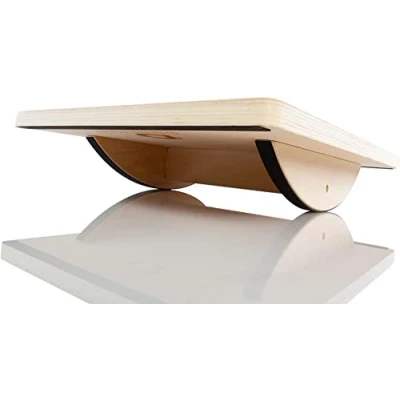 Abbildung von RPM Power Balance Wobble Board Massivholz für Konzentriertes Kerntraining, Bein und Oberkörperstärkung (Klassisches Board)