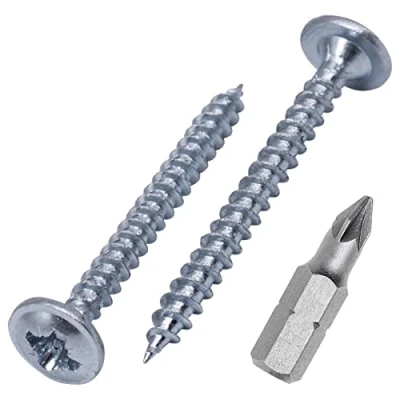 Abbildung von (250 Stück) Verzinkter Stahl 3,0 x 30 mm Holzschrauben Metallschrauben Modifizierter Halsspannkopf Selbstschneidend (250, mm)