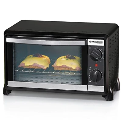 Abbildung von ROMMELSBACHER Kleinbackofen BG 950 &quot;Speedy&quot; 10 Liter Backraum, 2 Quarzheizelemente, Temperatur von 80 230 , Ober /Unterhitze, Zeitschaltuhr, antihaftbeschichteter Doppelverglasung