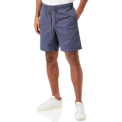 Abbildung von Amazon Essentials Herren Walkshorts Schrittlänge 20 cm lockere Passform mit Kordelzug (in Übergröße erhältlich), Marineblau, XL