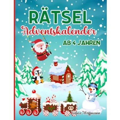 Abbildung von Rätsel Adventskalender ab 4 Jahren: Rätselbuch für Kinder: 24 Tage Rätselspaß bis Weihnachten: Logikrätsel, Labyrinthe, Fehlersuche, Malen, Punkt zu Punkt, Zeichnen
