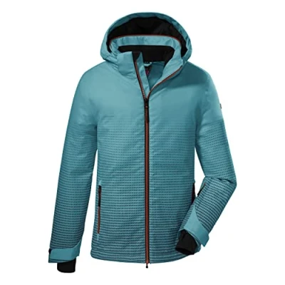 Abbildung von Killtec Mädchen Ksw 158 Grls Jckt Skijacke Funktionsjacke mit Kapuze und Schneefang, Türkis, 116 EU