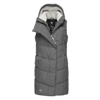 Abbildung von Ragwear Pavla Weste, Damen, Größe: 5XL, Grey