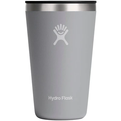 Abbildung von HYDRO FLASK Thermobecher für Unterwegs 473 ml (16 oz) Verschließbarem, Auslaufsicherem Eindrückdeckel Doppelwandiger, Vakuumisolierter Reisebecher aus Edelstahl Heiß &amp; Kalt Birch