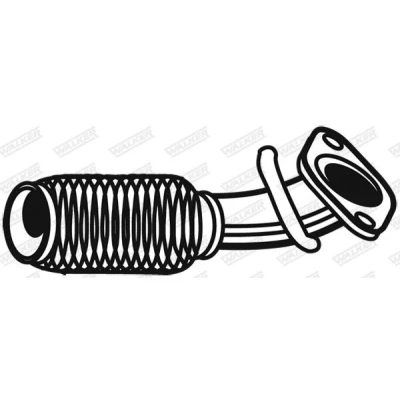 Abbildung von WALKER 06952 Wellrohr, Abgasanlage FORD: FIESTA 6