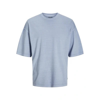 Abbildung von Jack &amp; Jones Jjecharge TEE Tshirt basic, Herren, Größe: XS, Chambray blue
