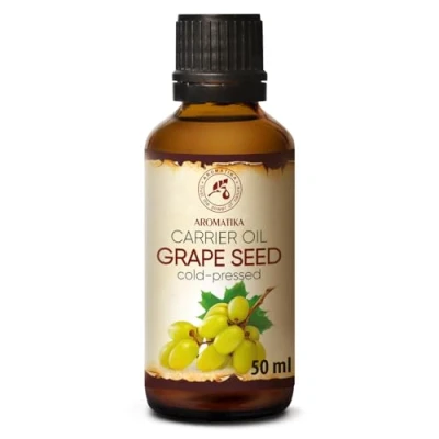 Abbildung von Kaltgepresstes Traubenkernöl Traubenöl Rein Und Natürlich 50ml Glasflasche Vitis Vinifera Italien Körperöl Intensive Pflege Gesicht Körper Haare Kosmetik Körperpflege