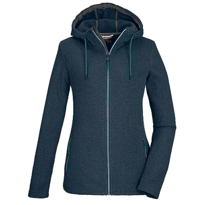 Abbildung von killtec Damen Strickfleecejacke/Jacke mit Kapuze KOW 2 WMN JCKT, dunkelblau, 38, 39677 000