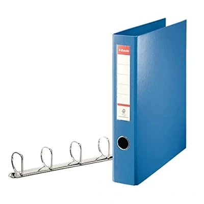 Abbildung von Esselte Ringordner mit 4 D Ringe, A4, 40 mm 1 blau