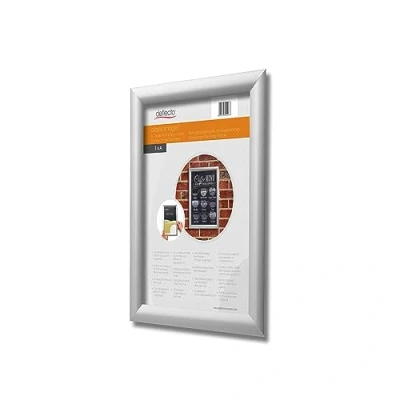Abbildung von Deflecto Wand Prospekthalter mit Klapprahmen &amp; vorgebohrten Befestigungslöchern, Hoch oder Querformat, 240 x 327 12 mm, A4, Plakat Rahmen, Poster