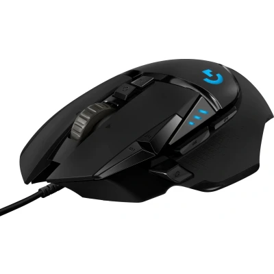 Abbildung von Logitech G502 HERO High Performance Gaming Maus mit 25K DPI optischem Sensor, RGB Beleuchtung, Gewichtstuning, 11 programmierbare Tasten, anpassbare Spielprofile, PC/Mac Schwarz