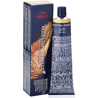 Abbildung von Wella Professionals Koleston Perfect Me+ Rich Naturals 60 ml 5/37 Hellbraun Gold Braun