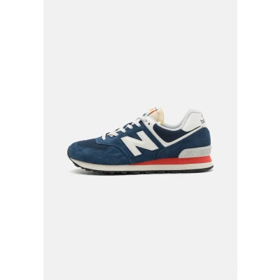 Abbildung von New Balance U574 Unisex Sneaker low, Größe: 37.5, Blue navy Leder und textil