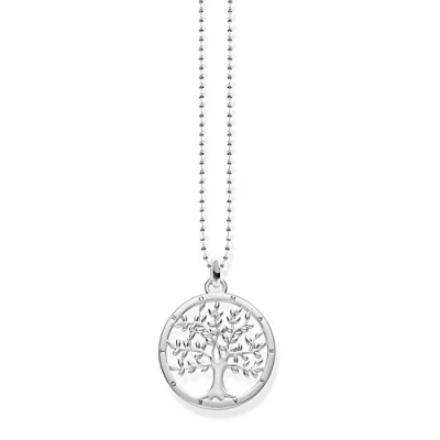 Abbildung von Thomas Sabo Damen Kette mit Anhänger Tree of Love 925 Sterling Silber KE1660 001 21 L45v