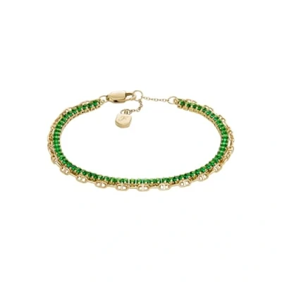 Abbildung von Fossil Heritage Armband goldcoloured, Damen, Größe: One Size, Gold/coloured
