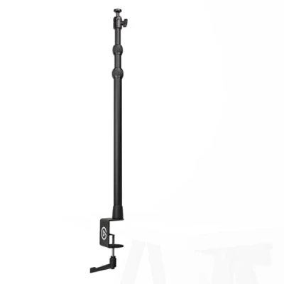 Abbildung von Elgato Master Mount L Tischklemme mit ausfahrbarer Stange auf bis zu 125 cm, ¼ Zoll Gewinde, Belichtung, Kameras und Mikrofone befestigen, perfekt für Streaming, Videokonferenzen Studios
