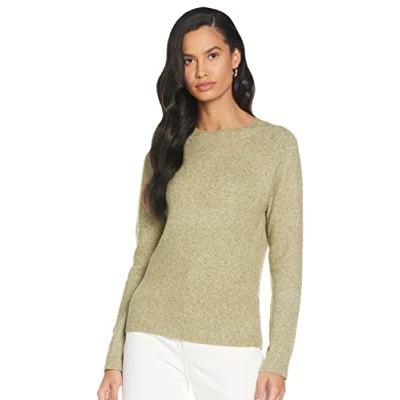 Abbildung von VERO MODA Damen VMDOFFY LS O Neck Blouse GA NOOS 10201022, Fir Green/Melange, S