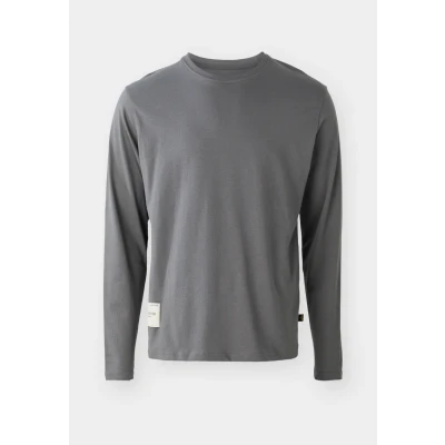 Abbildung von Alpha Industries Studio Edition Longsleeve Langarmshirt, Herren, Größe: 3XL, Vintage grey