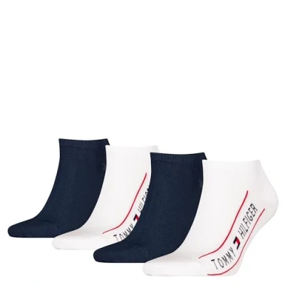 Abbildung von Tommy Hilfiger Socken »TH MEN SNEAKER 4P TH LOGO ECOM«, (4 Paar), mit sportlichem Logodetail